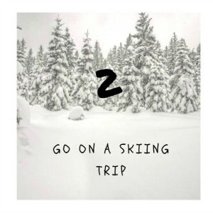 go on a skiing trip