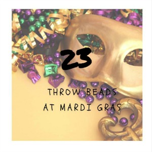 throw beads at mardi gras