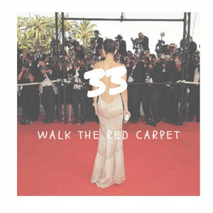 walk the red carpet