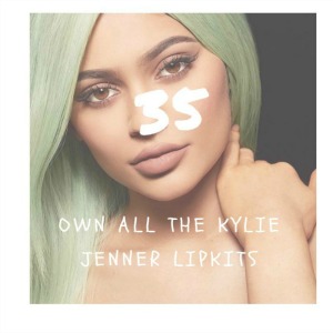 own all the Kylie Jenner lipkits