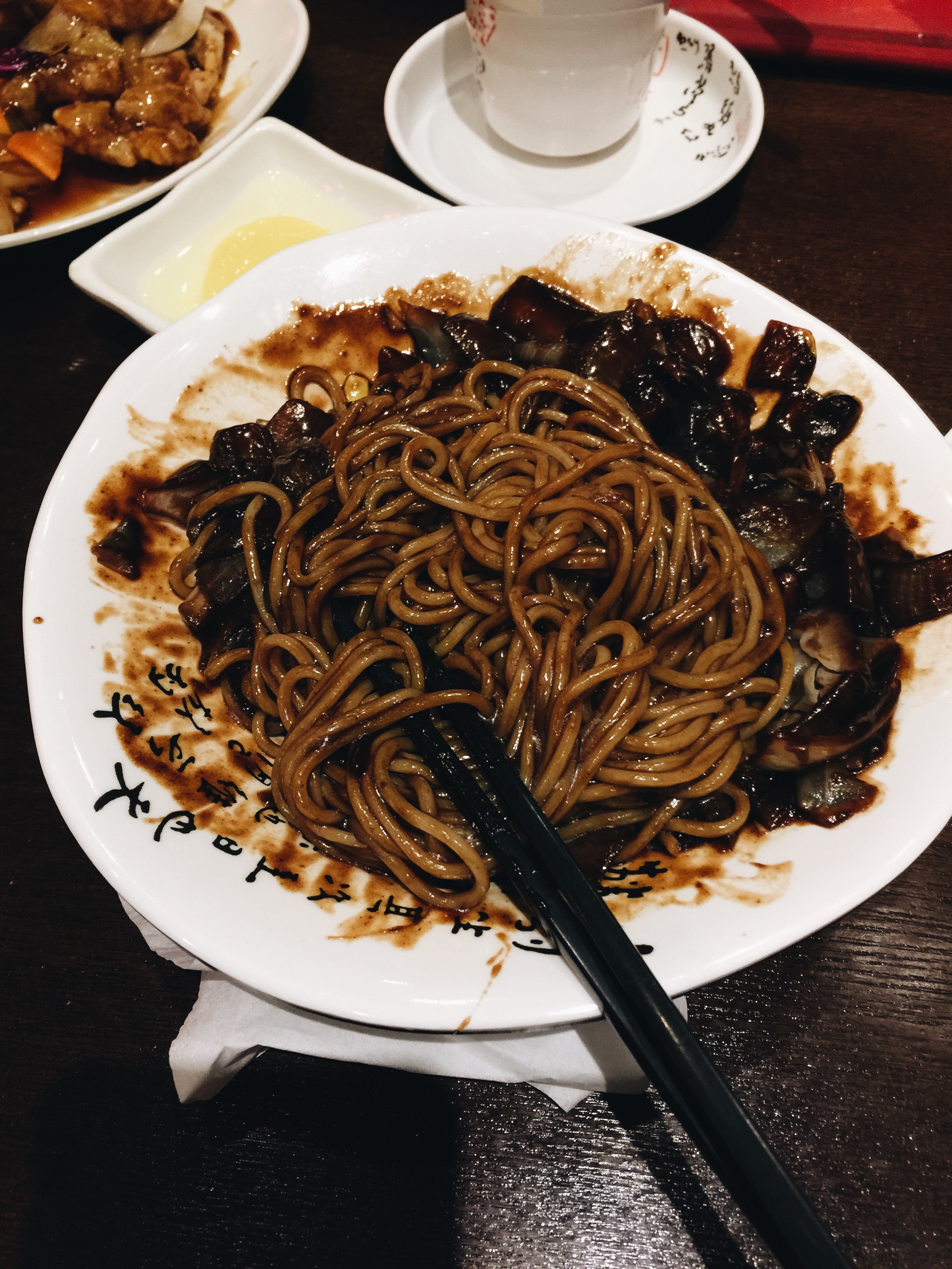 black bean noodles